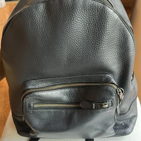 Coach backpack men’s or unisex Navy Blue - Picture 2 of 14